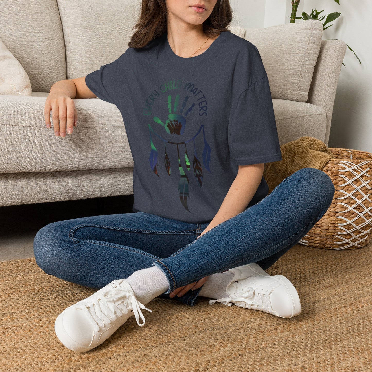 Every Child Matters T-Shirt — Indigenous Awareness Handprint Tee