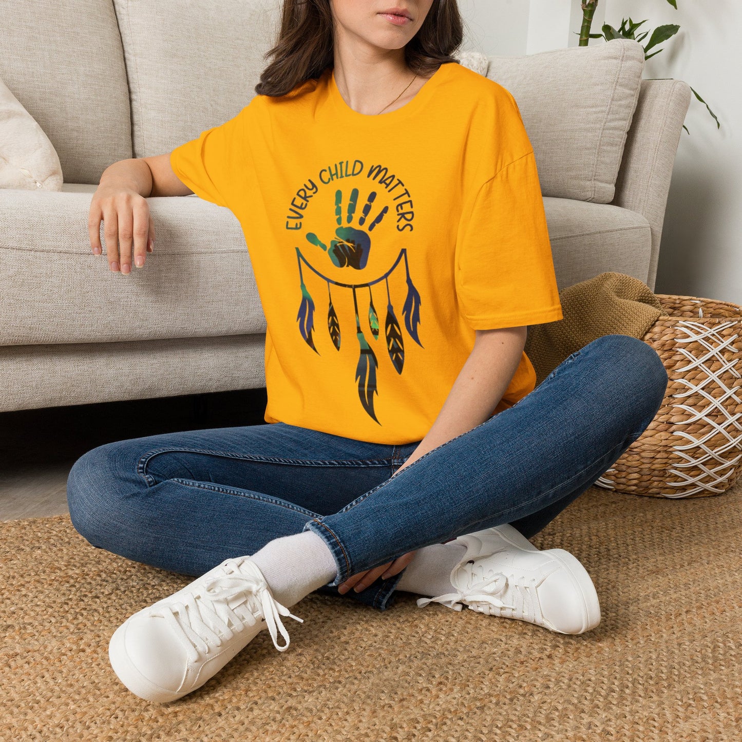 Every Child Matters T-Shirt — Indigenous Awareness Handprint Tee