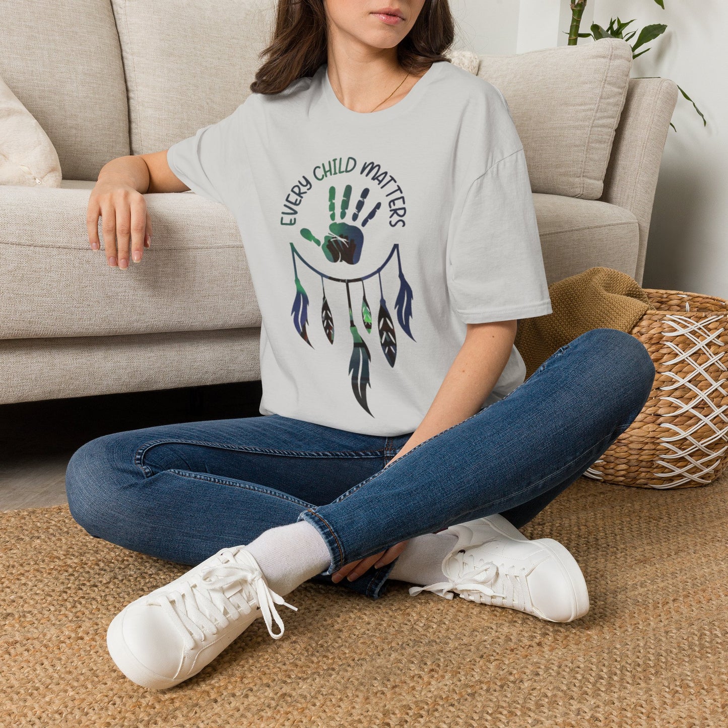 Every Child Matters T-Shirt — Indigenous Awareness Handprint Tee