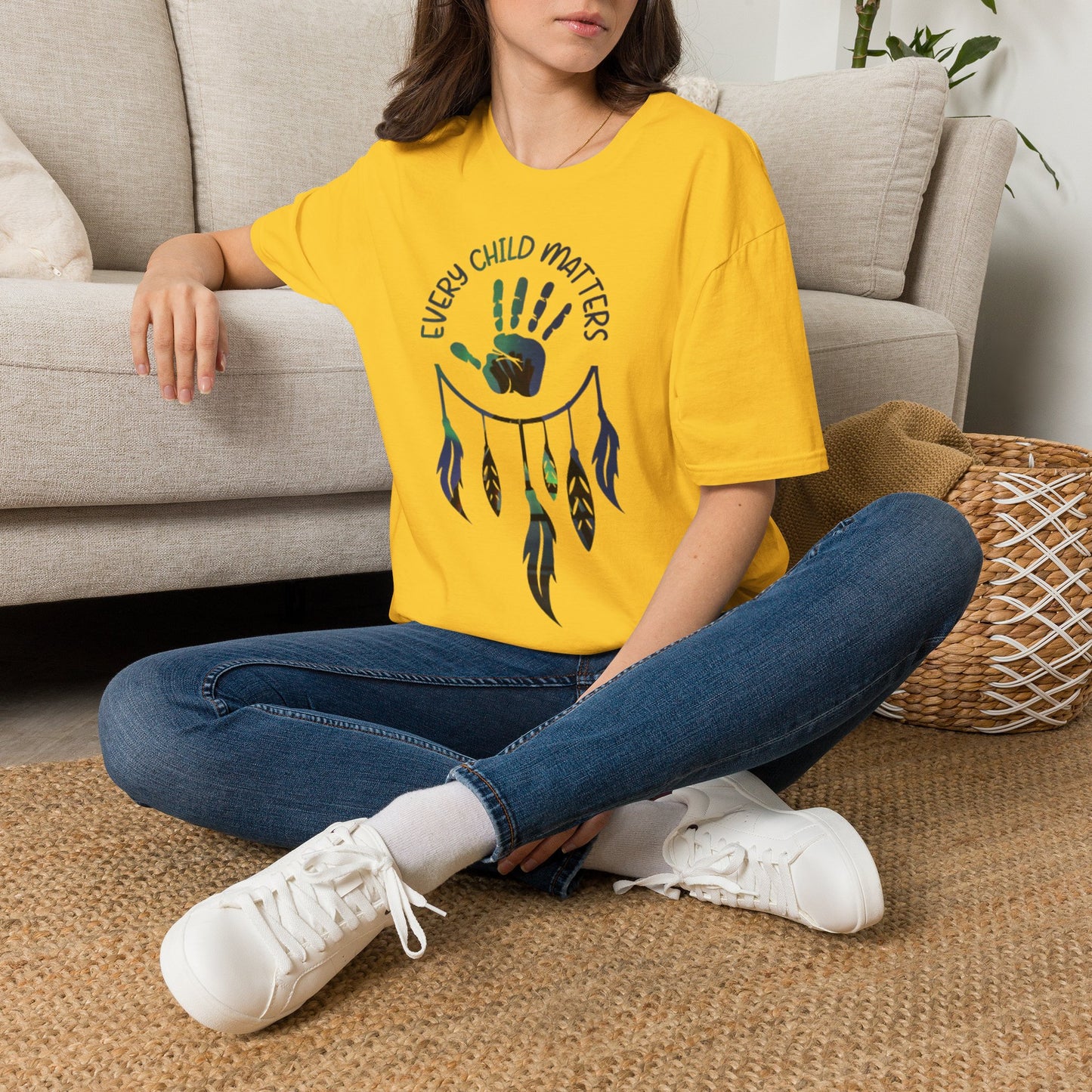 Every Child Matters T-Shirt — Indigenous Awareness Handprint Tee