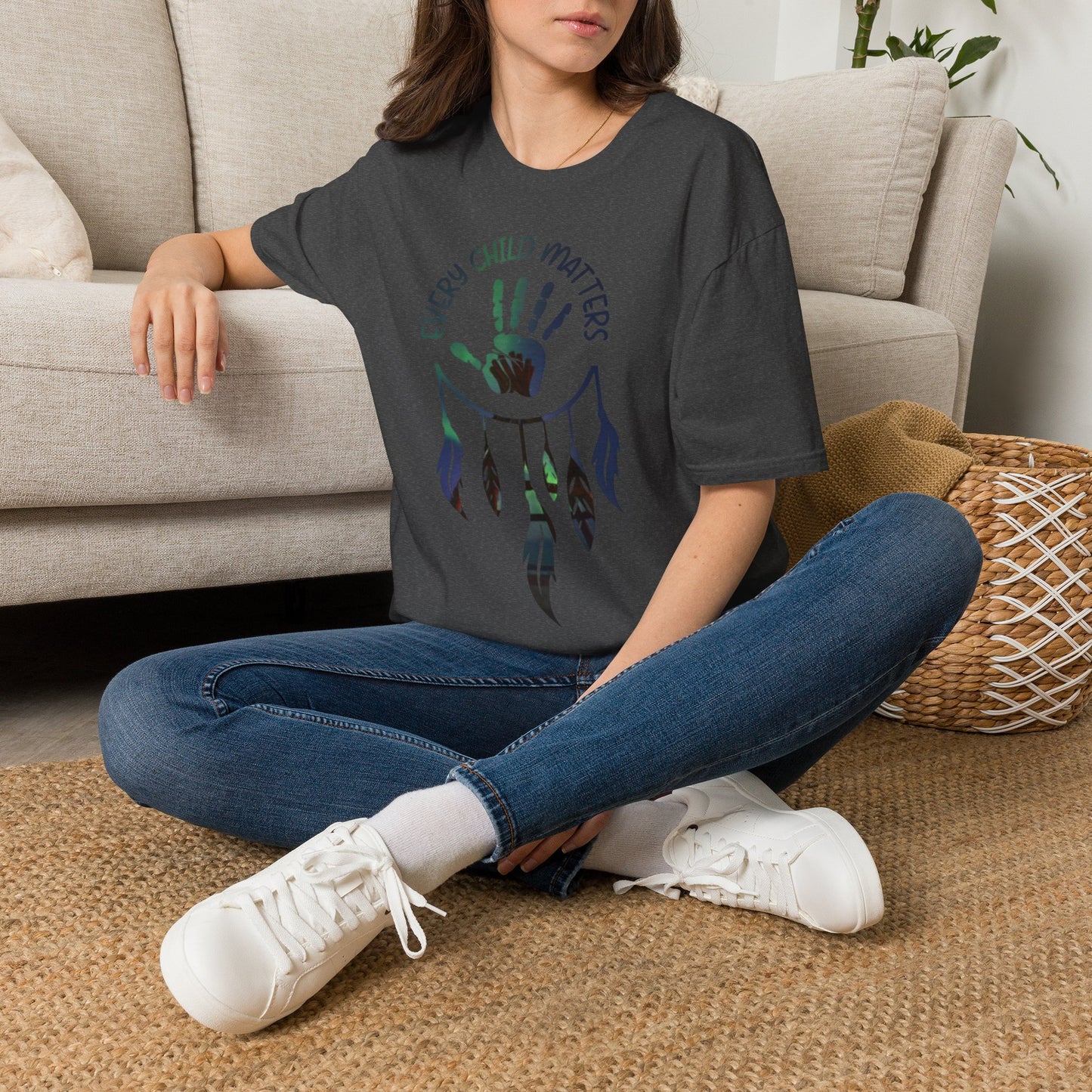 Every Child Matters T-Shirt — Indigenous Awareness Handprint Tee