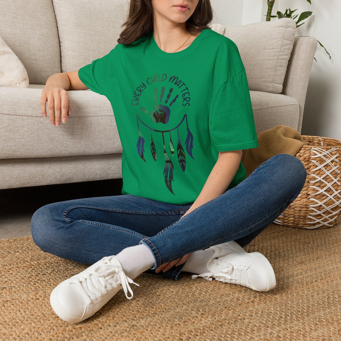 Every Child Matters T-Shirt — Indigenous Awareness Handprint Tee