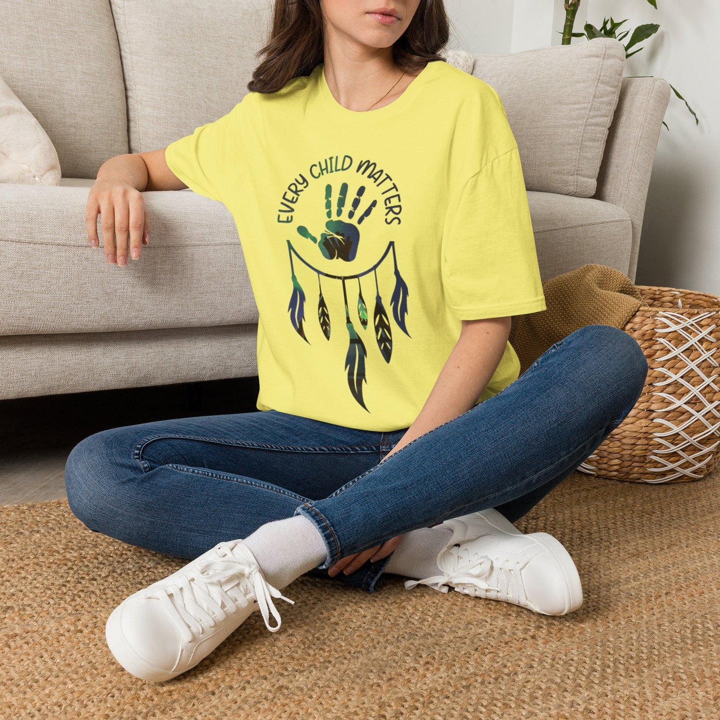 Every Child Matters T-Shirt — Indigenous Awareness Handprint Tee