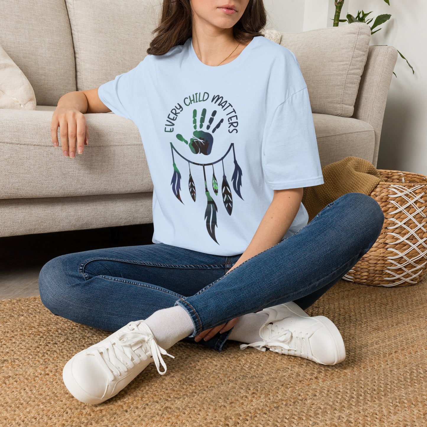 Every Child Matters T-Shirt — Indigenous Awareness Handprint Tee
