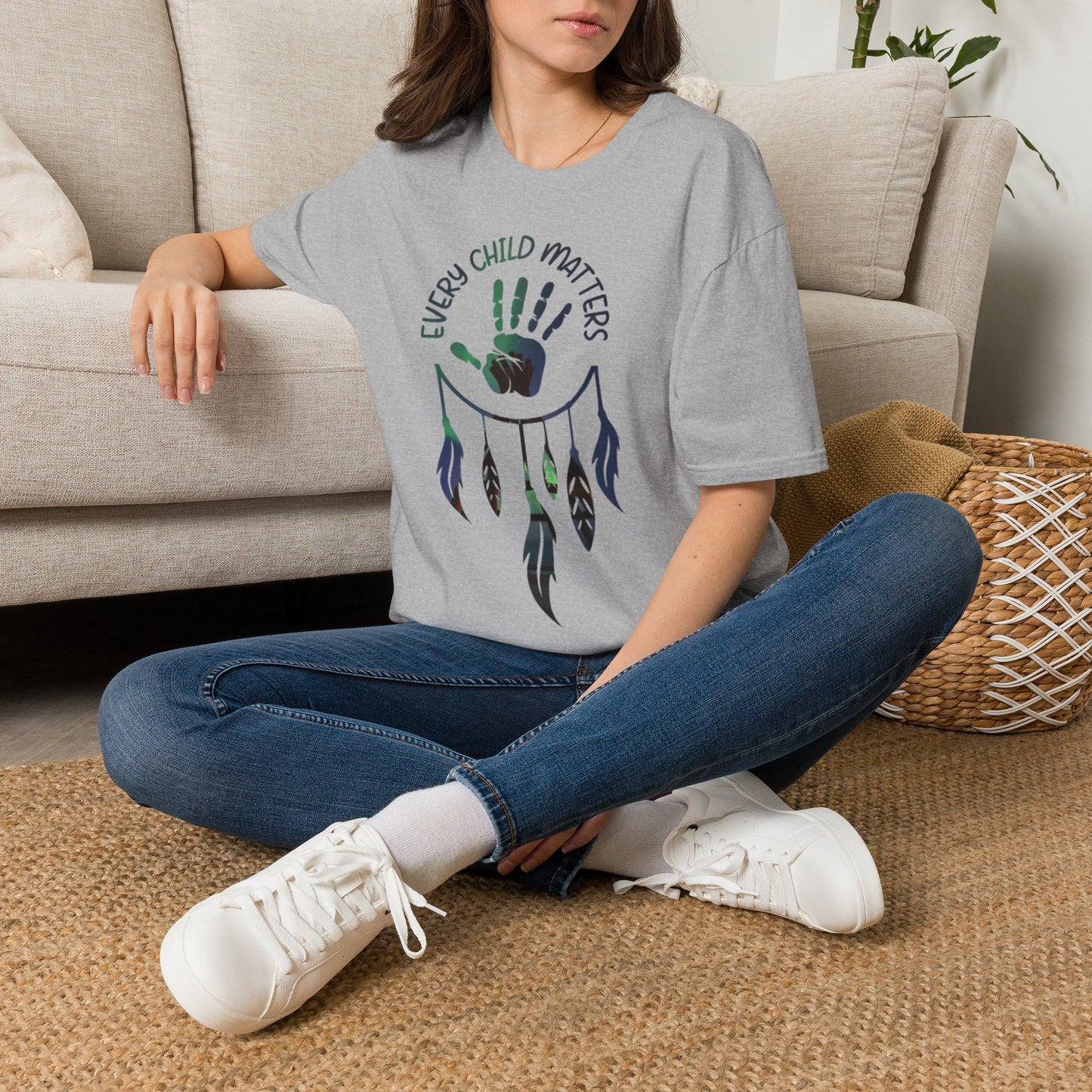 Every Child Matters T-Shirt — Indigenous Awareness Handprint Tee