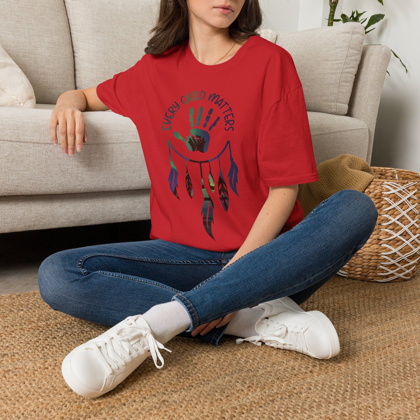 Every Child Matters T-Shirt — Indigenous Awareness Handprint Tee