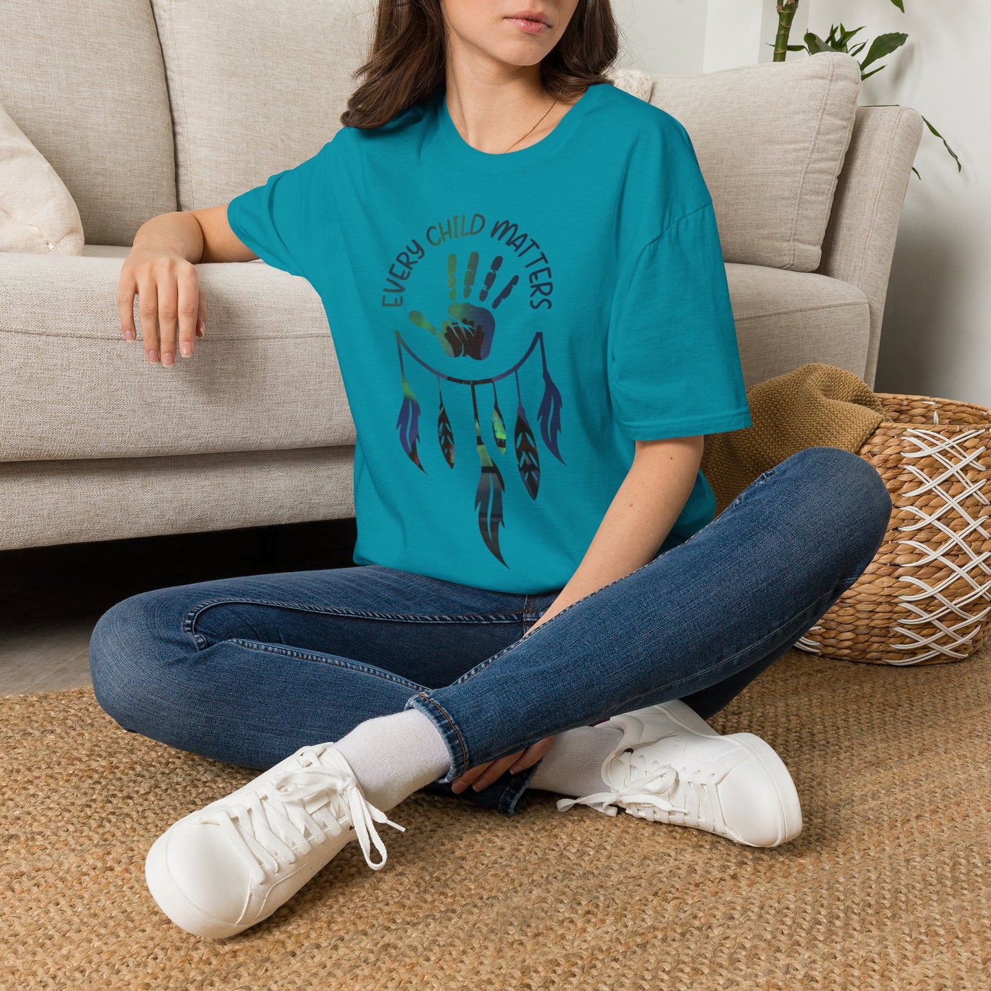 Every Child Matters T-Shirt — Indigenous Awareness Handprint Tee