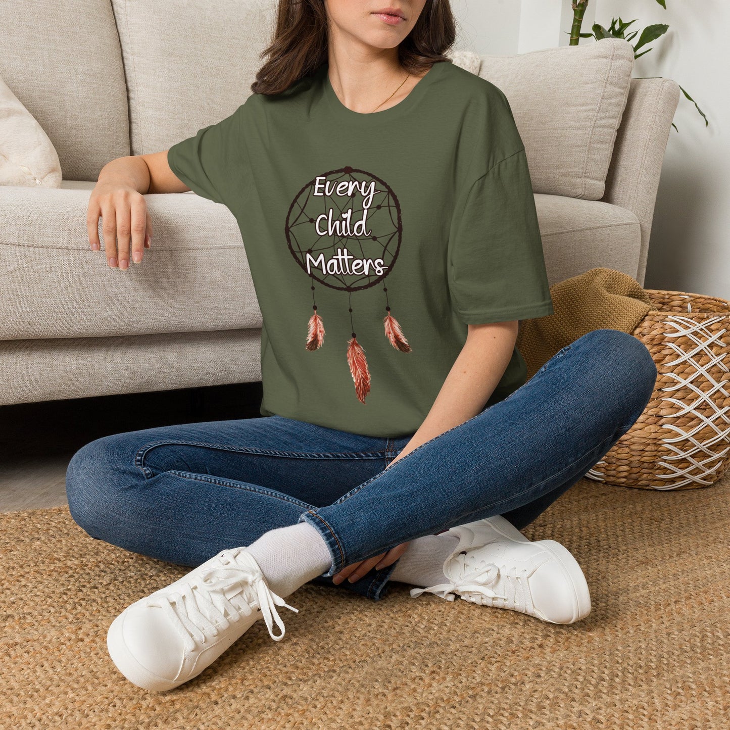 Every Child Matters Dreamcatcher T-Shirt — Indigenous Awareness Tee
