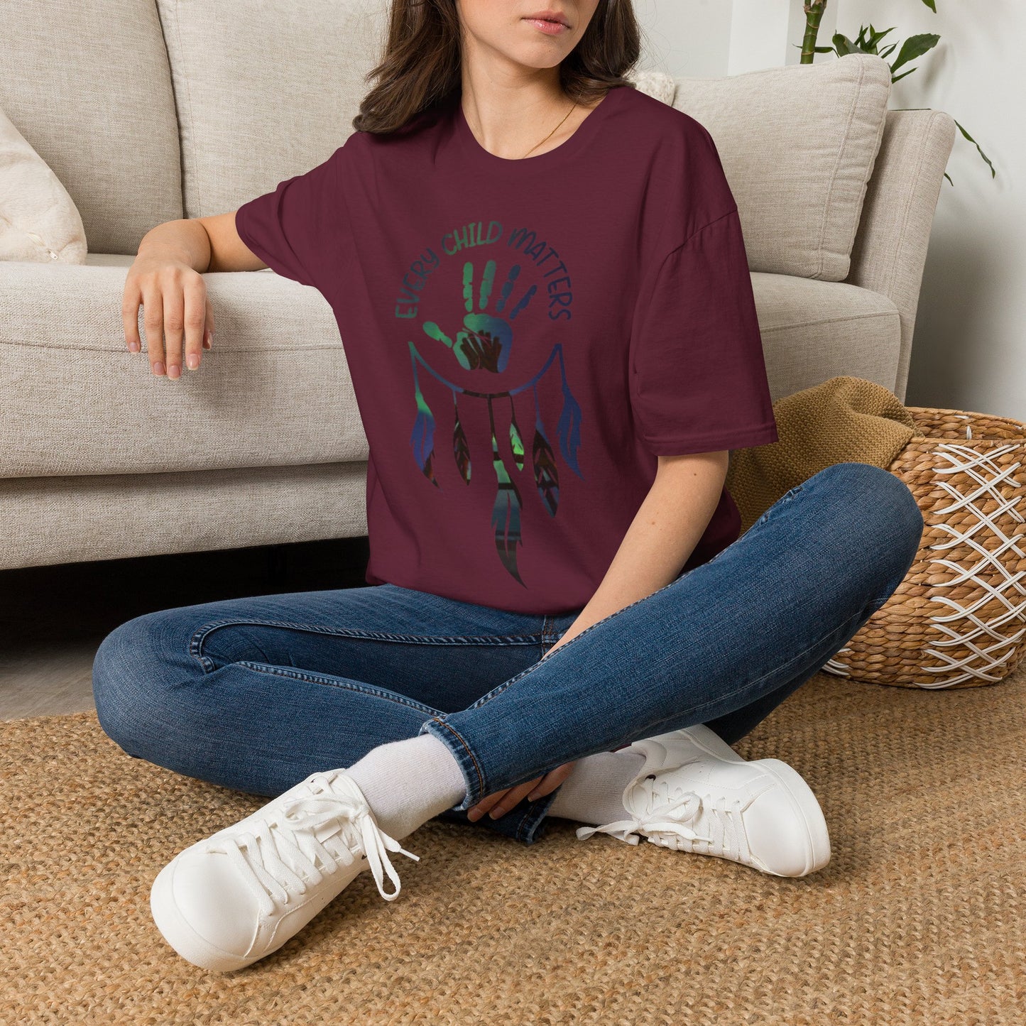 Every Child Matters T-Shirt — Indigenous Awareness Handprint Tee